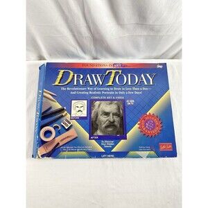 Rare Foundations In Art Draw Today VHS Video Walter Foster DT02 READ